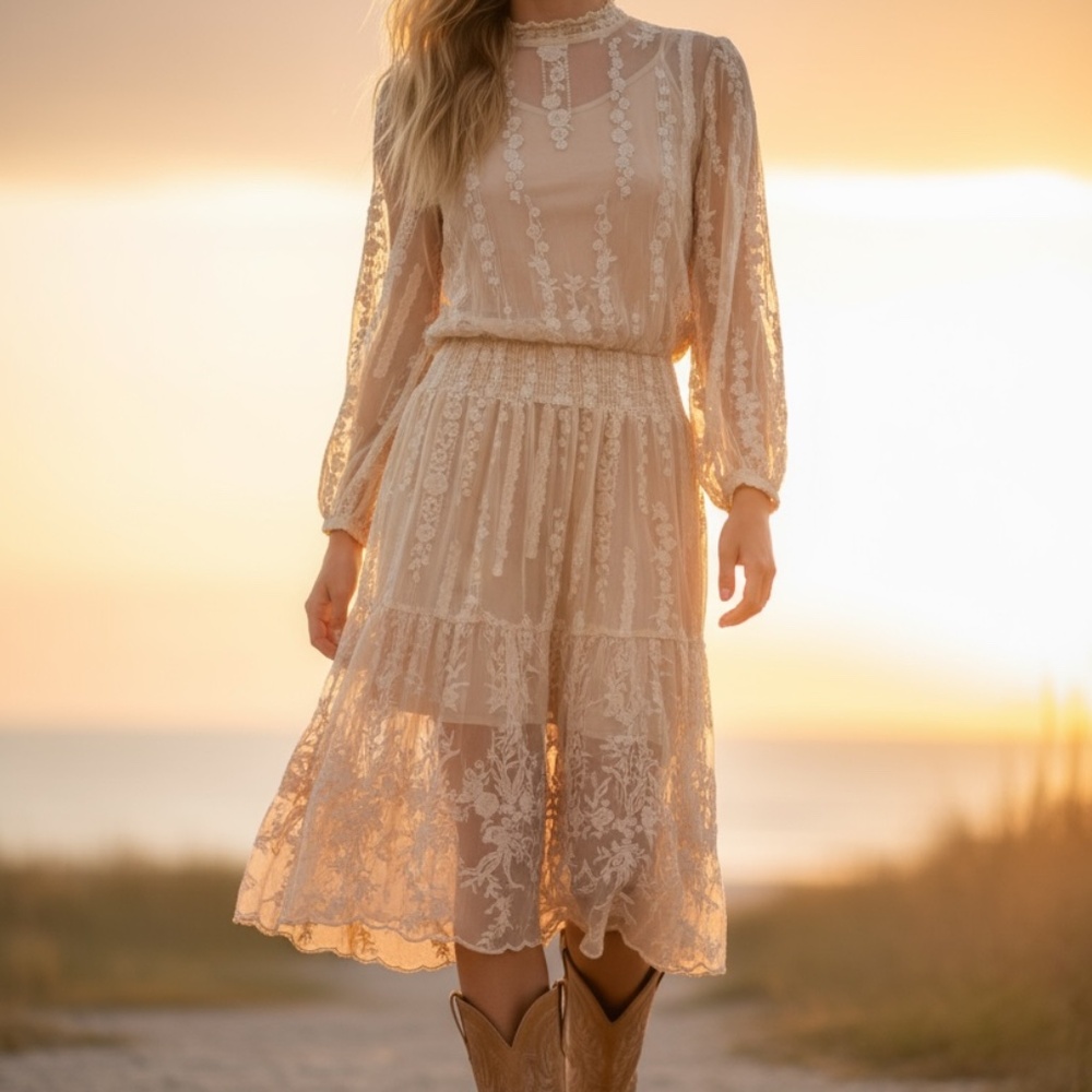 Sundance  Aritzia Lace Dress